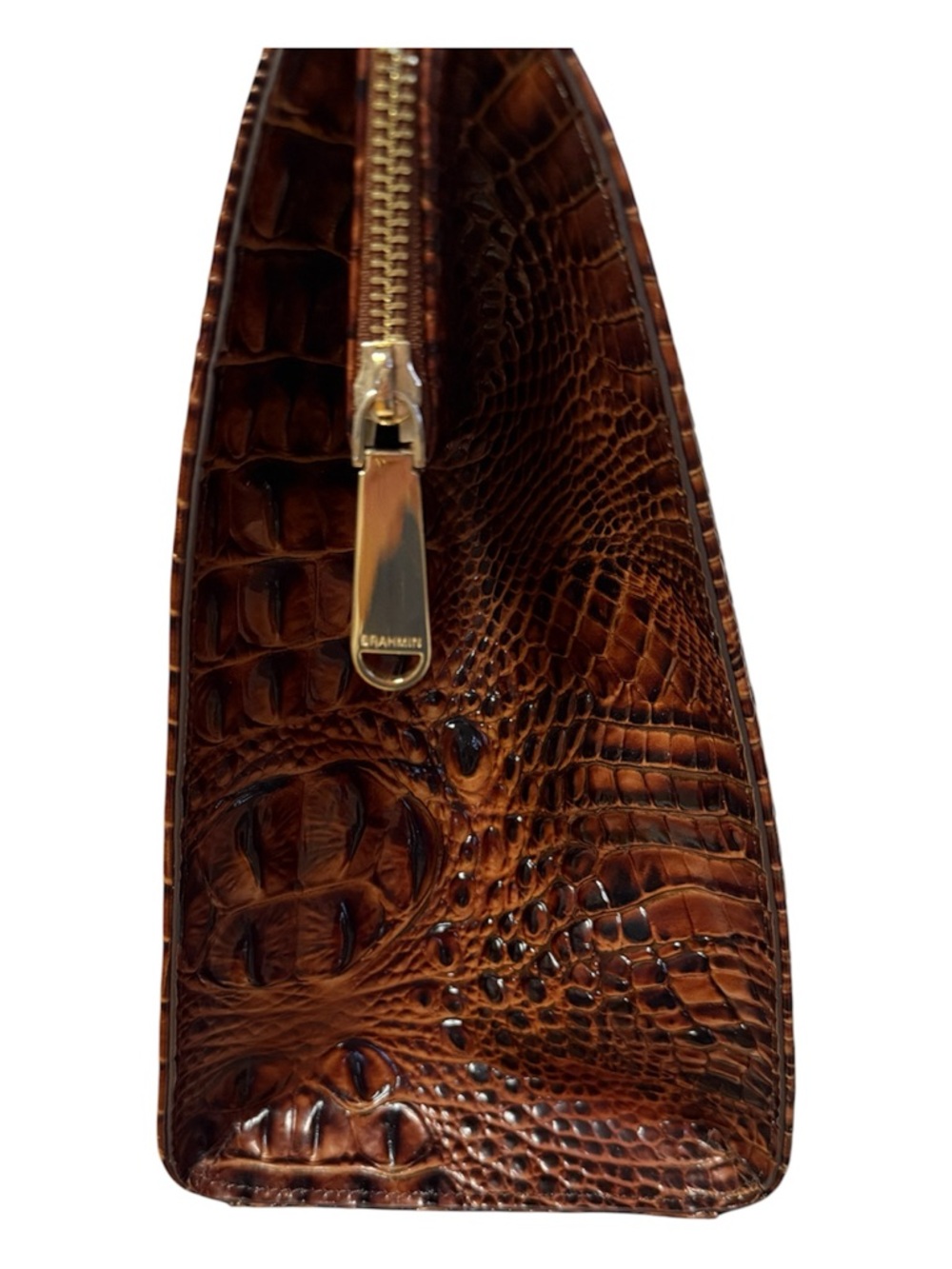 Brahmin Caroline Satchel in Pecan Melbourne Leather - Picture 9 of 12